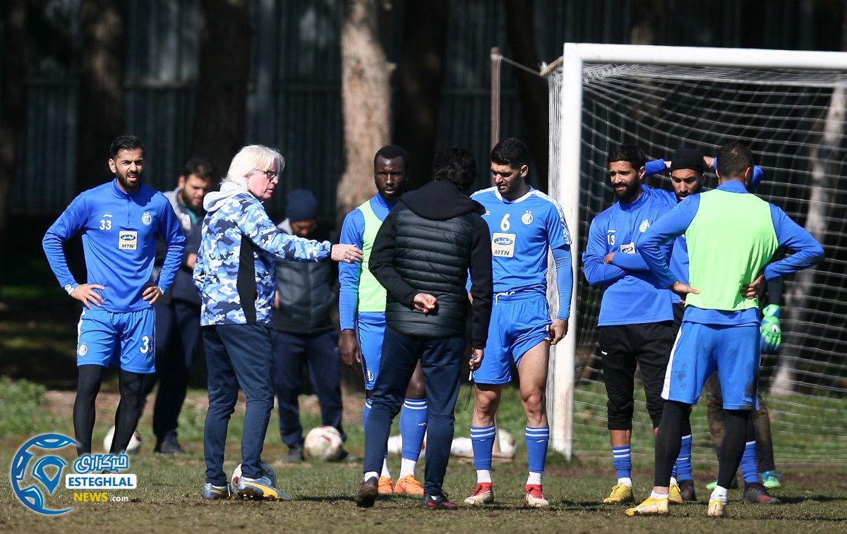 تمرین استقلال 23 بهمن ماه 97