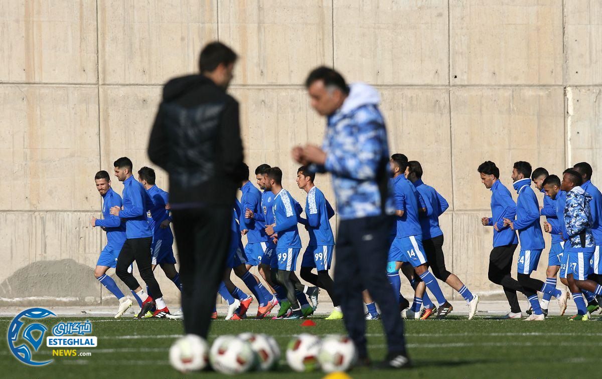 تمرین استقلال 21 بهمن  ماه 97