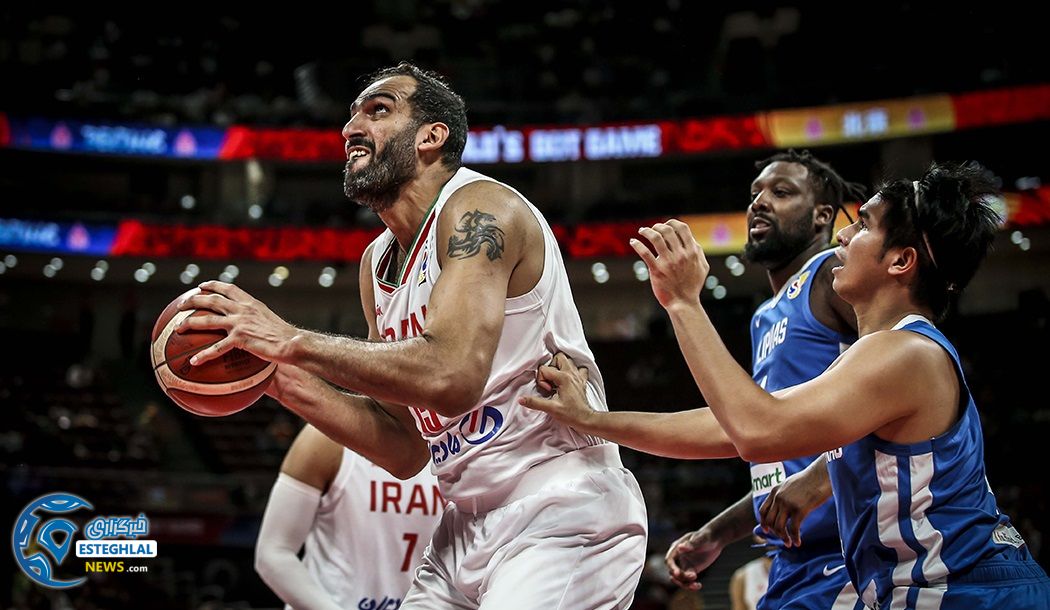 دیدار تیم ملی بسکتبال ایران و فیلیپین