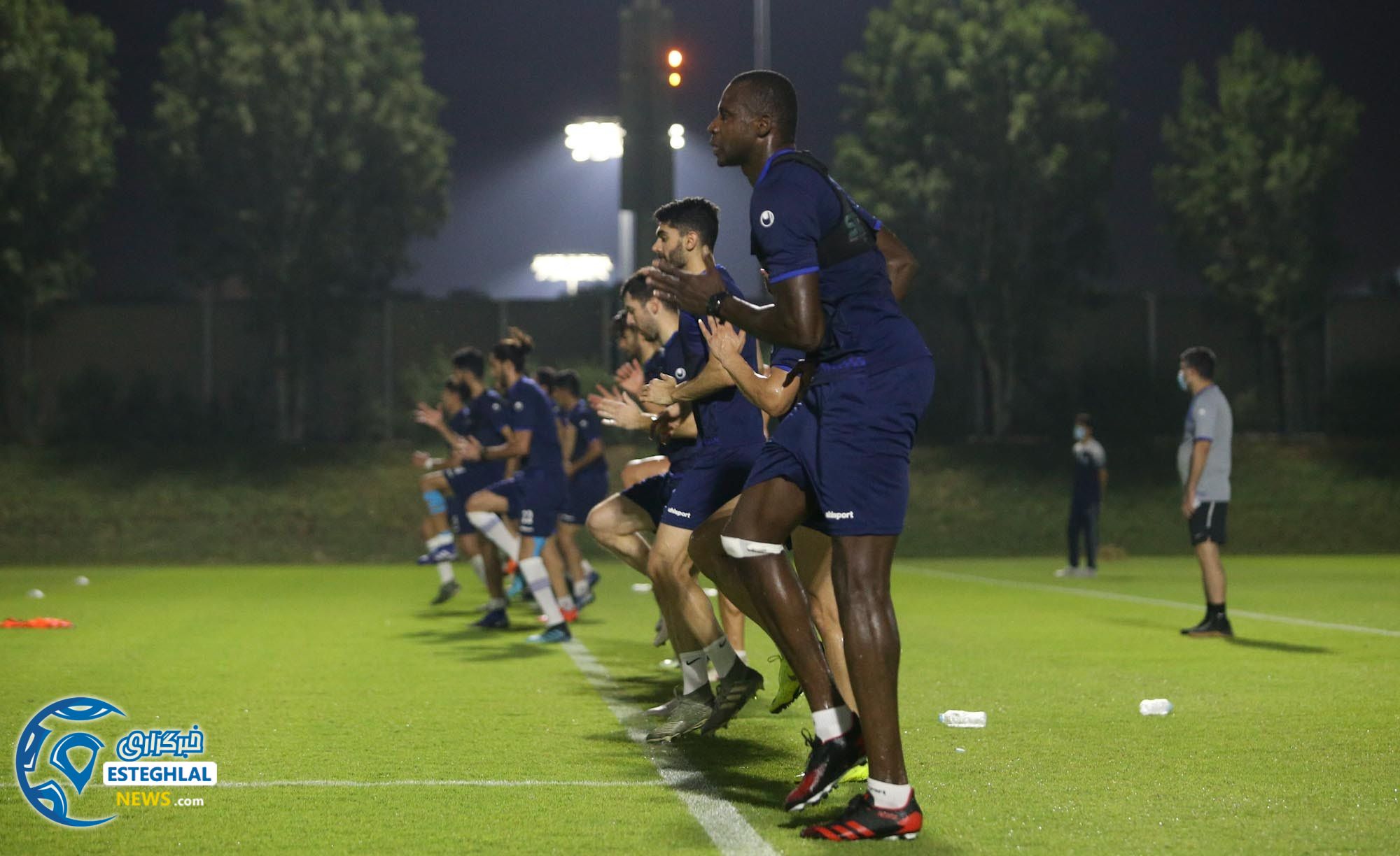 تمرین استقلال در دوحه