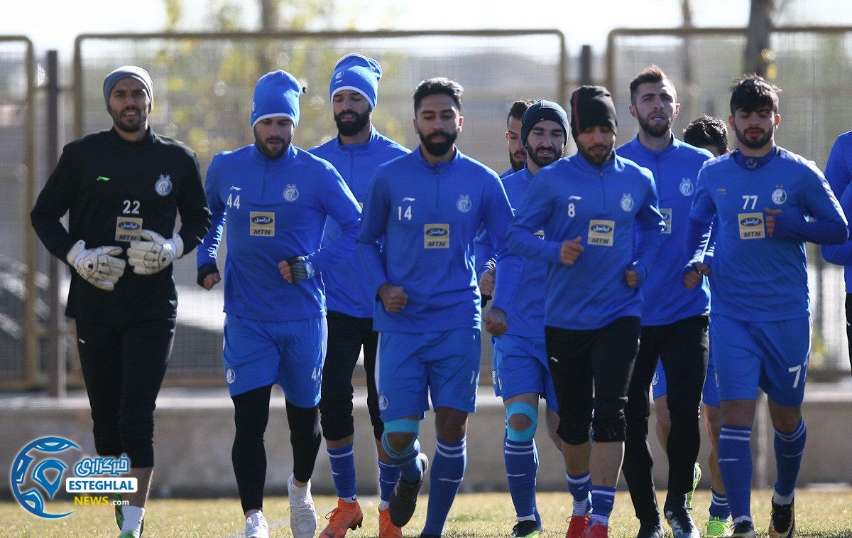 تمرین استقلال 20  دی ماه 97