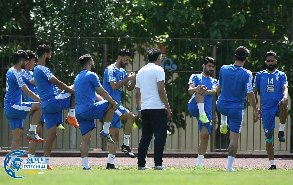 تمرین استقلال 19 اردیبهشت 98