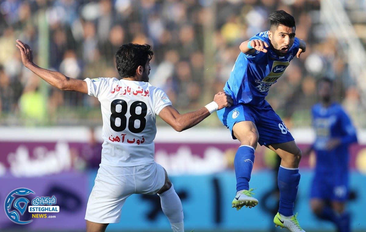 نیمه نخست بازی استقلال و ذوب آهن