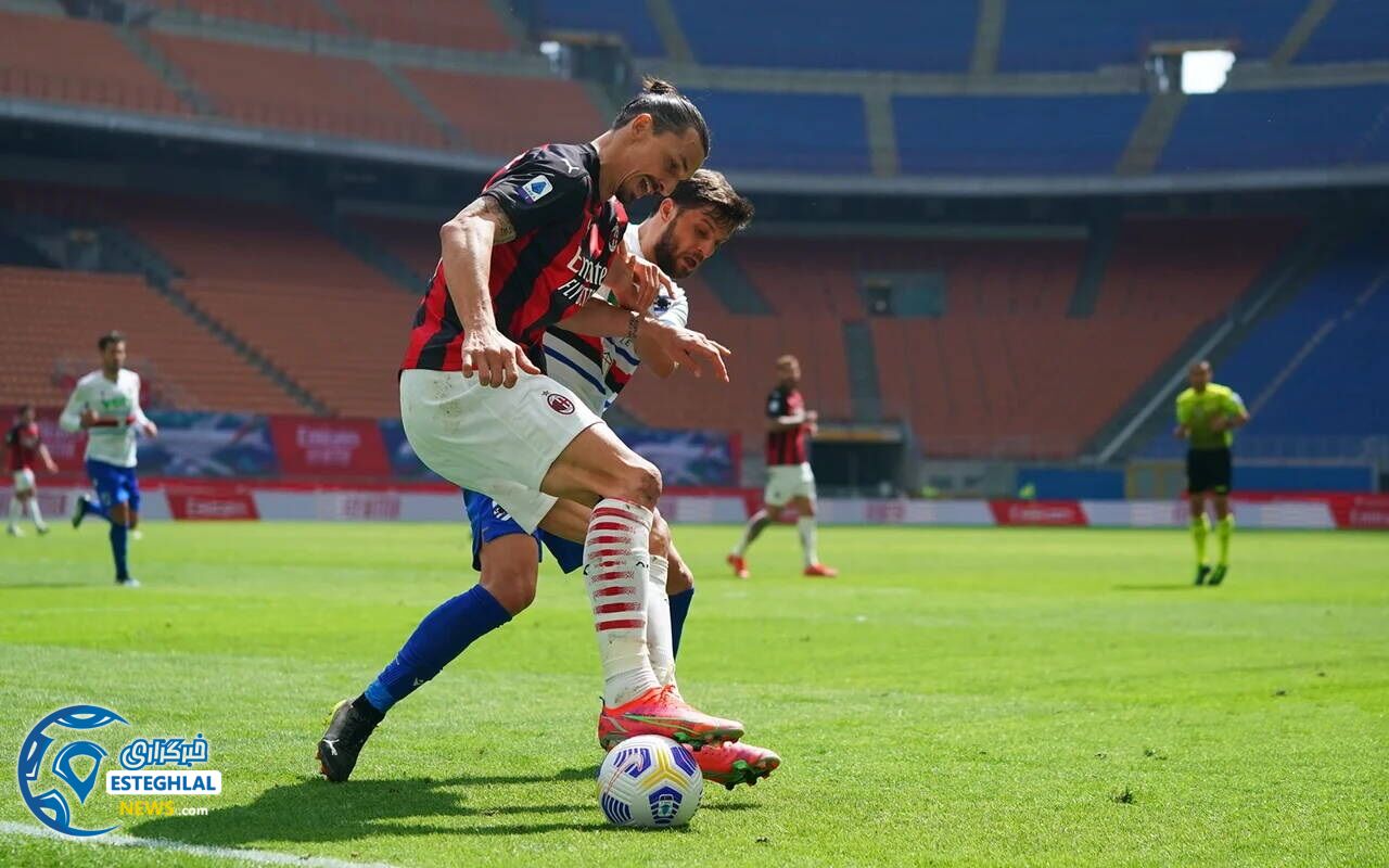 آث میلان 1-1 سامپدوریا