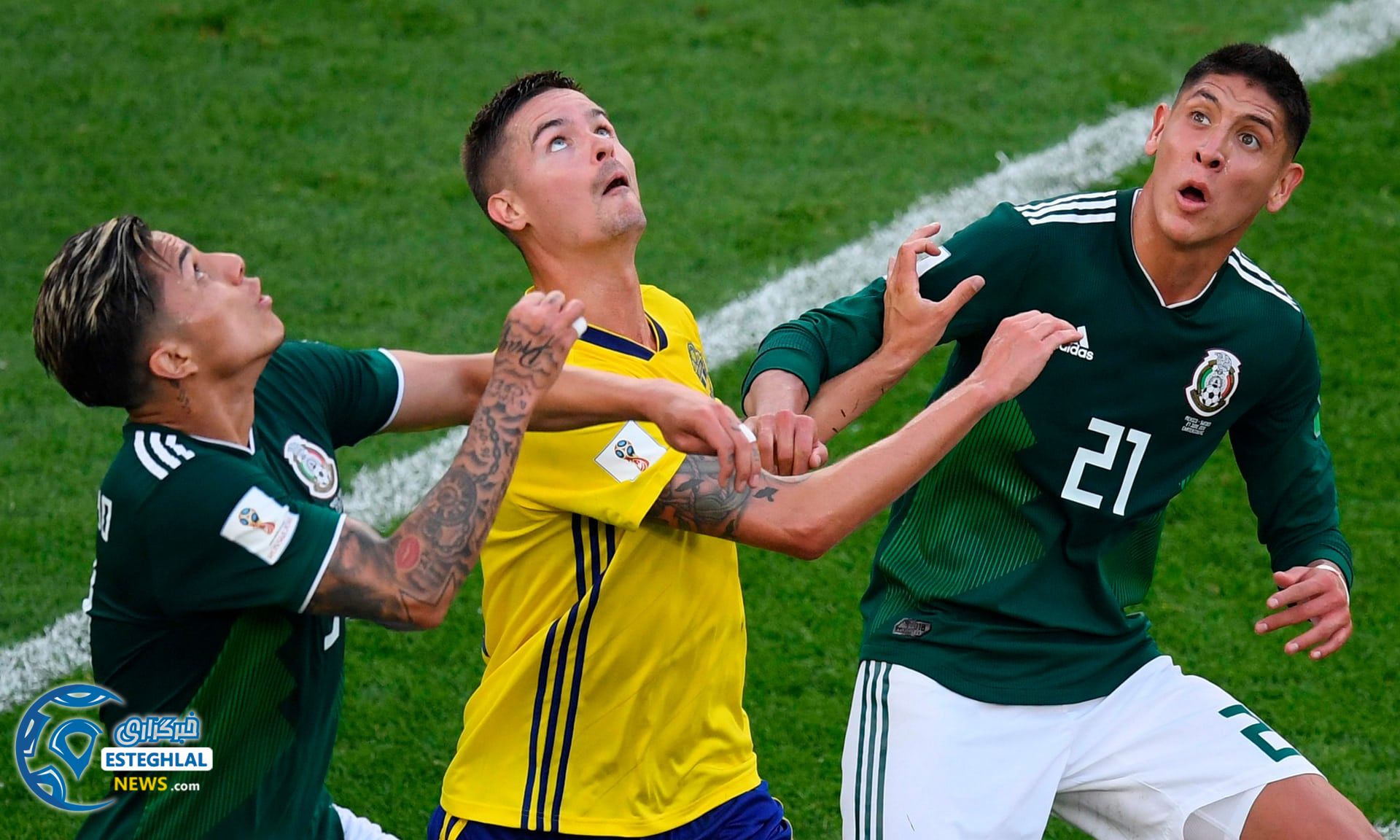 بازی مکزیک و سوئد جام جهانی 2018