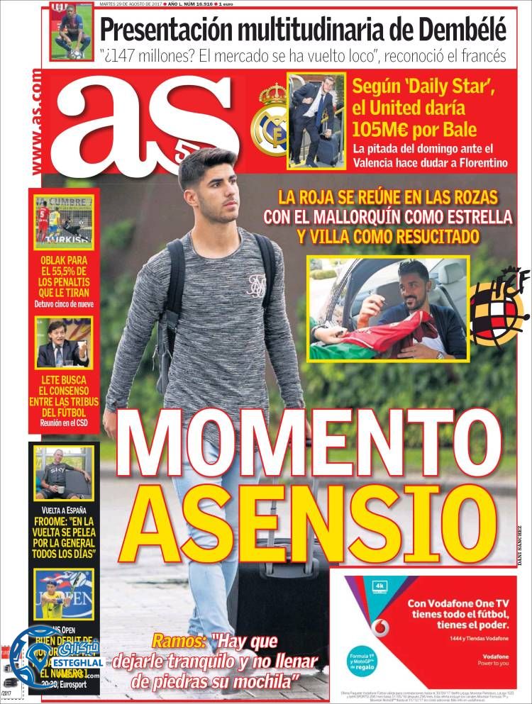 روزنامه آاس 7 شهریور 96