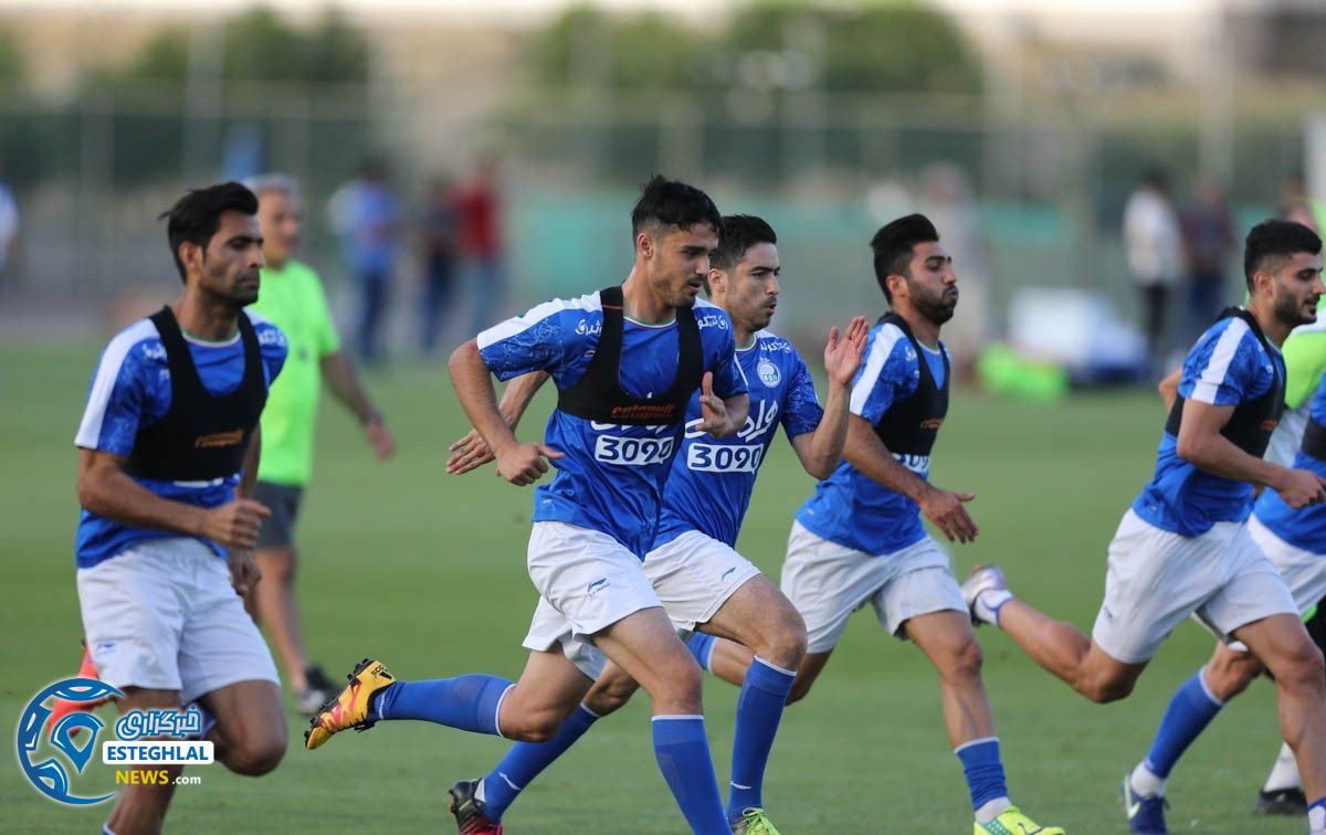 تمرین استقلال در اردوی ارمنستان