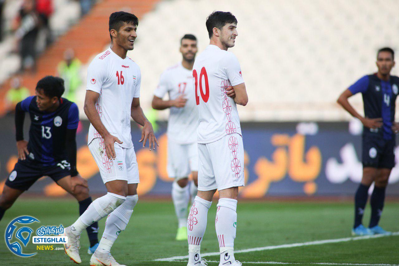 بازی تیم ملی ایران مقابل کامبوج