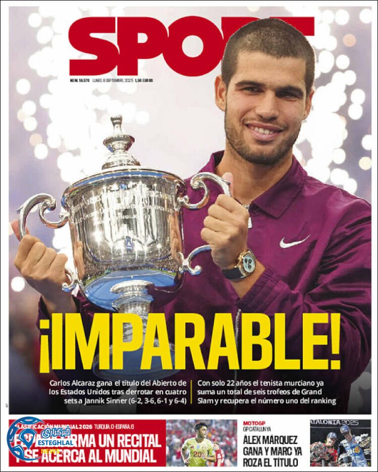 روزنامه ورزشی اسپورت  دوشنبه 17 شهریور 1404  