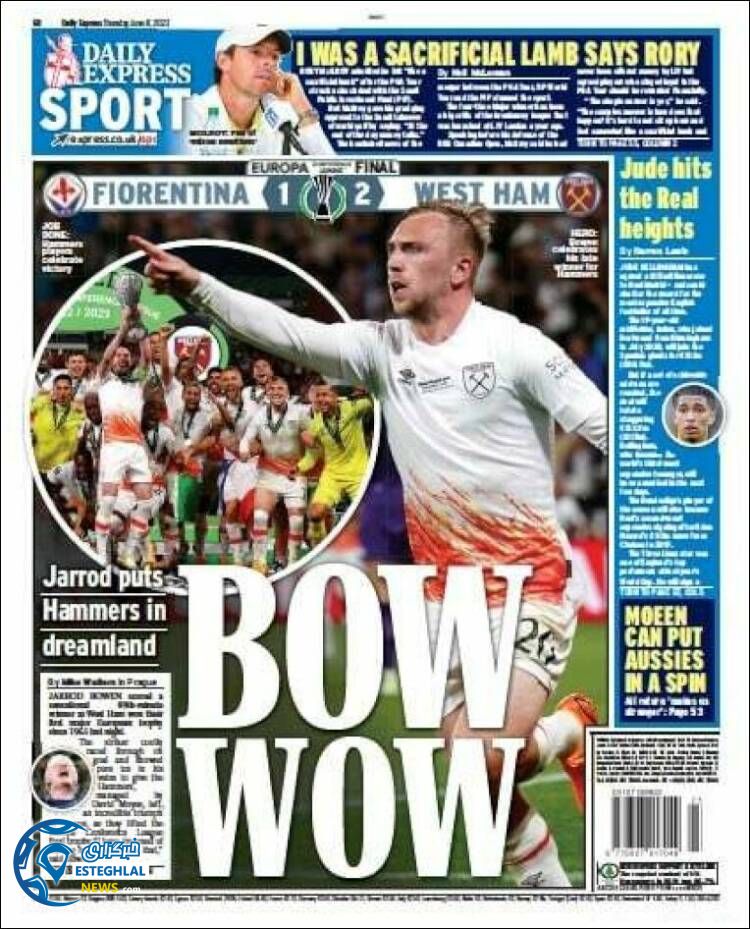 روزنامه ورزشی اکسپرس اسپورت پنجشنبه 18 خرداد 1402 