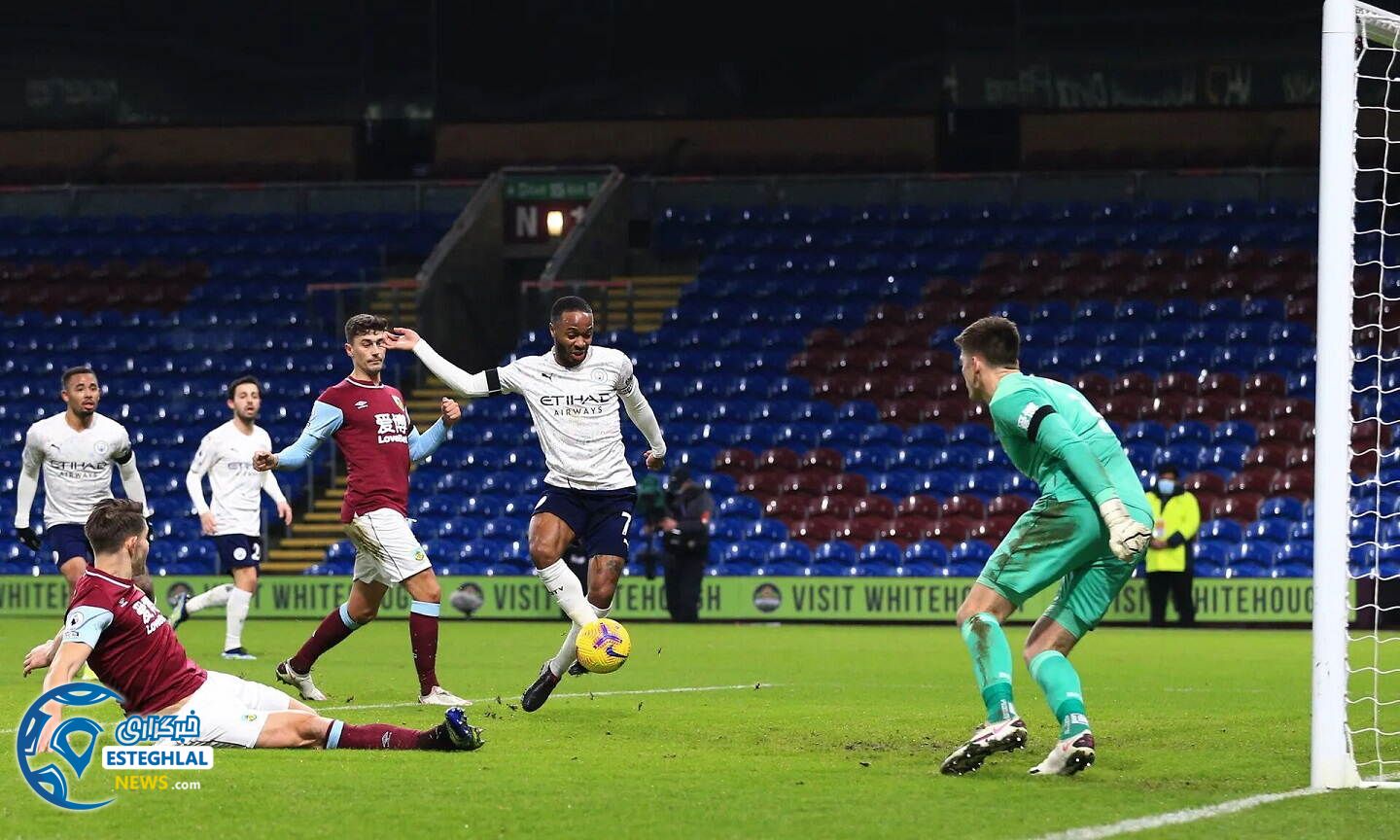 برنلی 0-2 منچسترسیتی