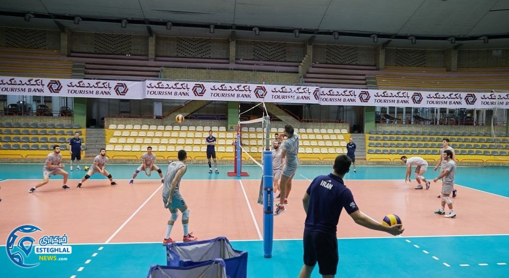 تمرین تیم ملی والیبال