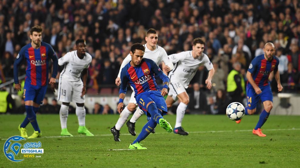 لیگ قهرمانان اروپا دیدار بارسلونا و پاری سن ژرمن