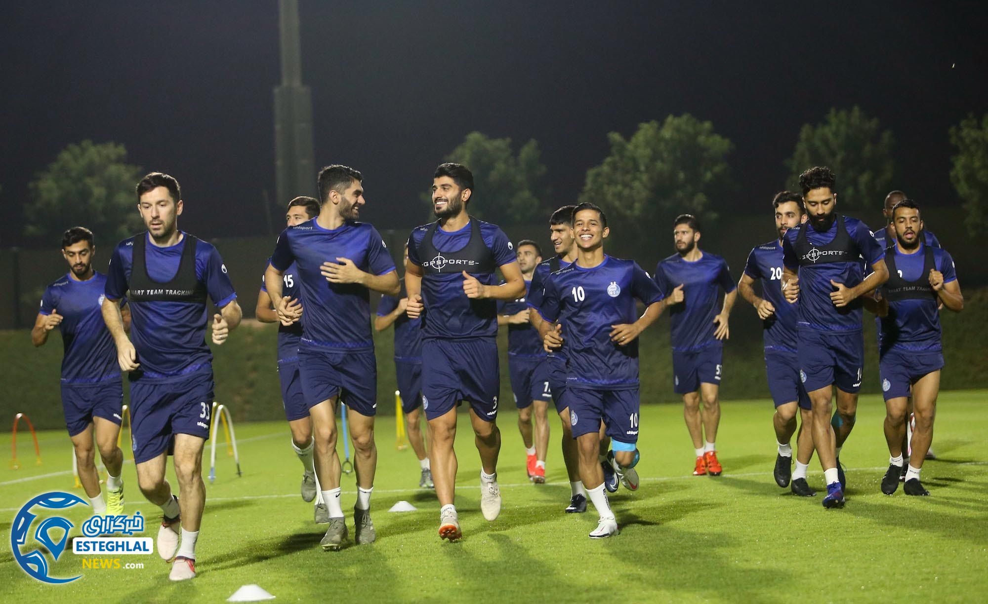 تمرین استقلال در دوحه