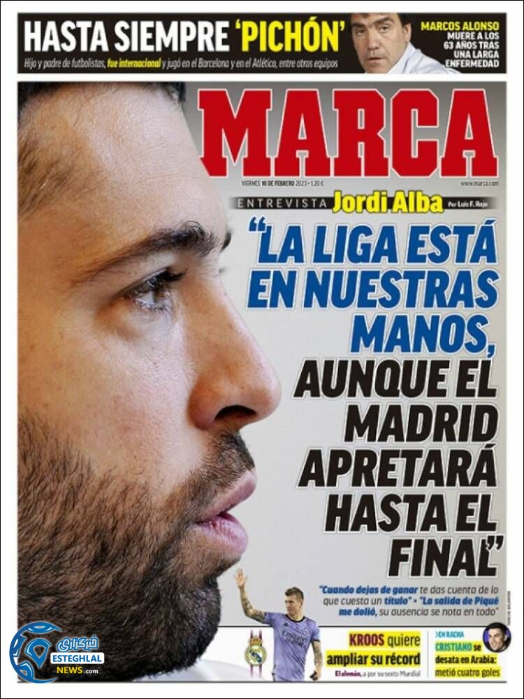 روزنامه ورزشی مارکا جمعه 21 بهمن 1401 