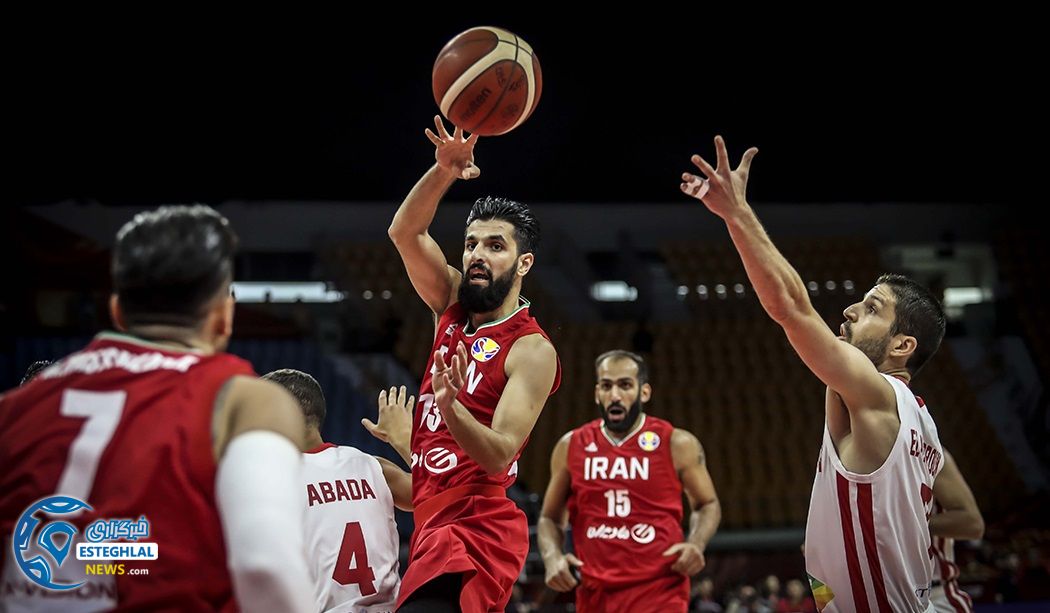 دیدار تیم ملی بسکتبال ایران و تونس