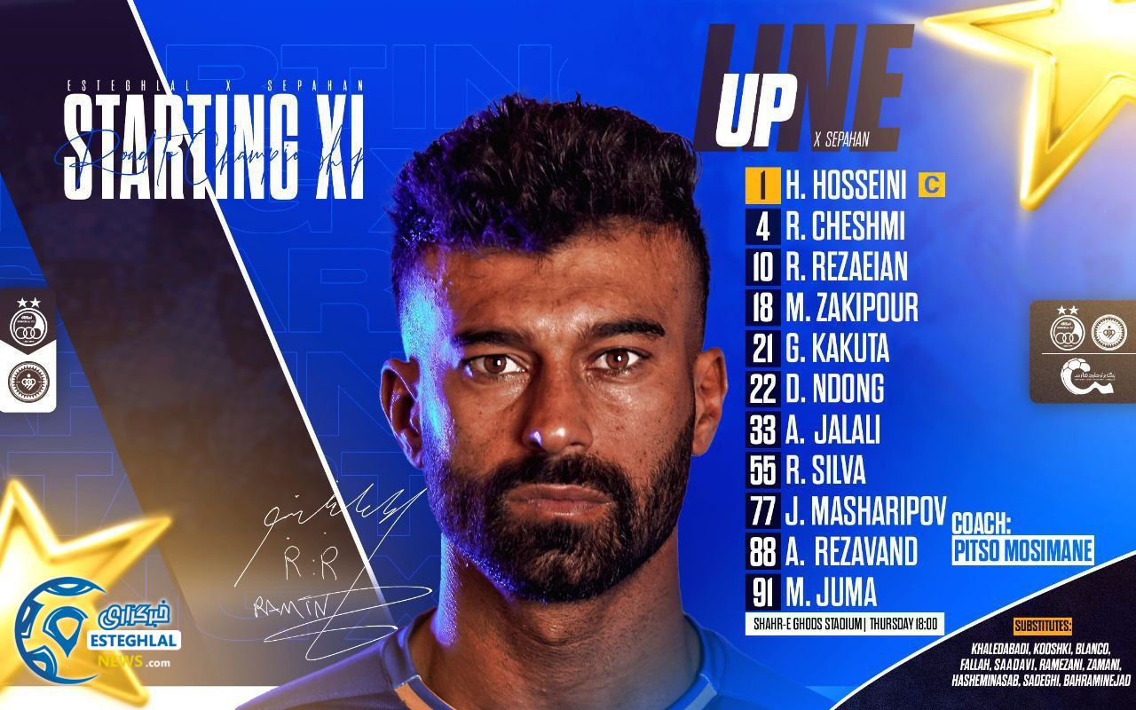 ترکیب استقلال مقابل سپاهان