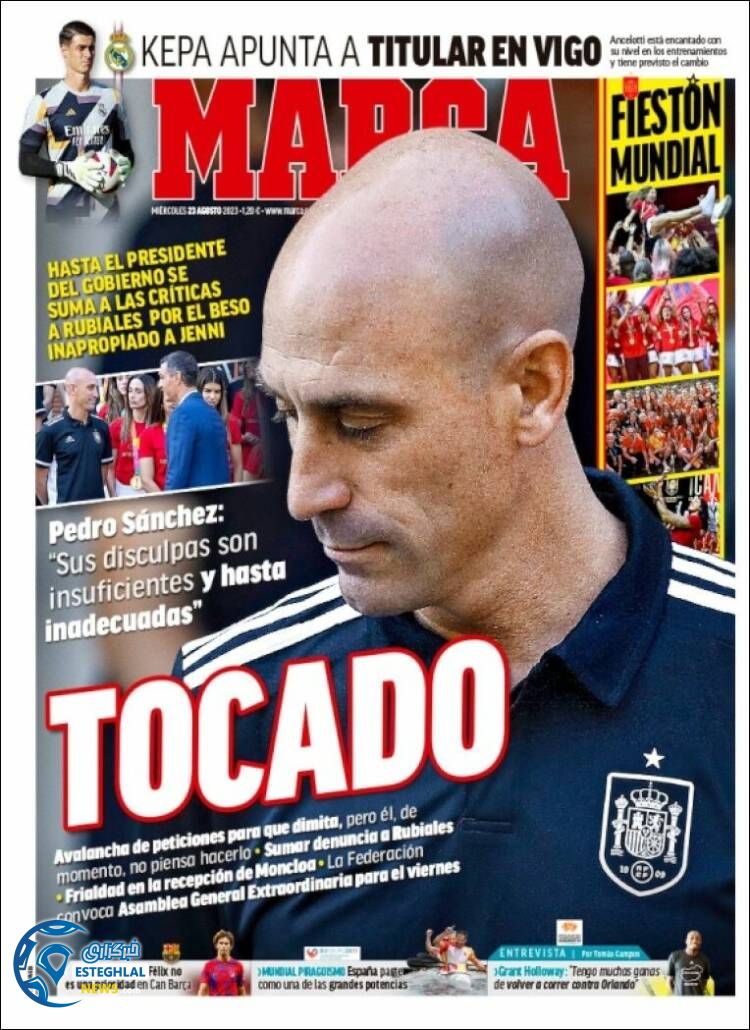 روزنامه ورزشی مارکا چهارشنبه 1 شهریور 1402 