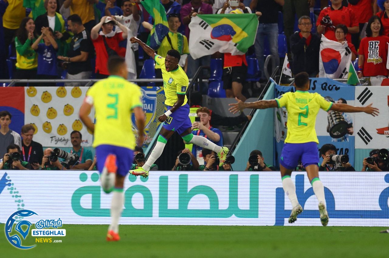 برزیل 4-1 کره جنوبی