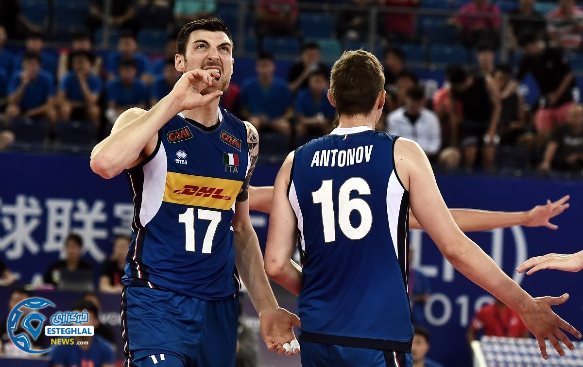 دیدار تیم ملی والیبال ایران و ایتالیا