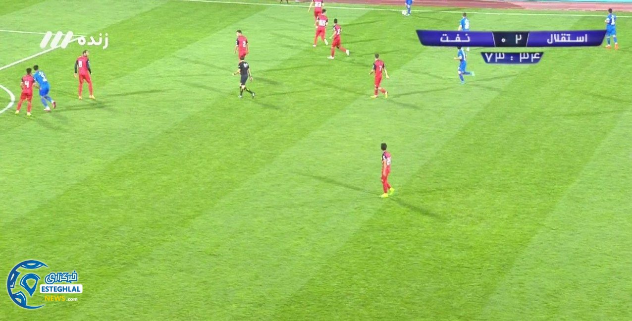 تصویربرداری بازی استقلال و نفت تهران