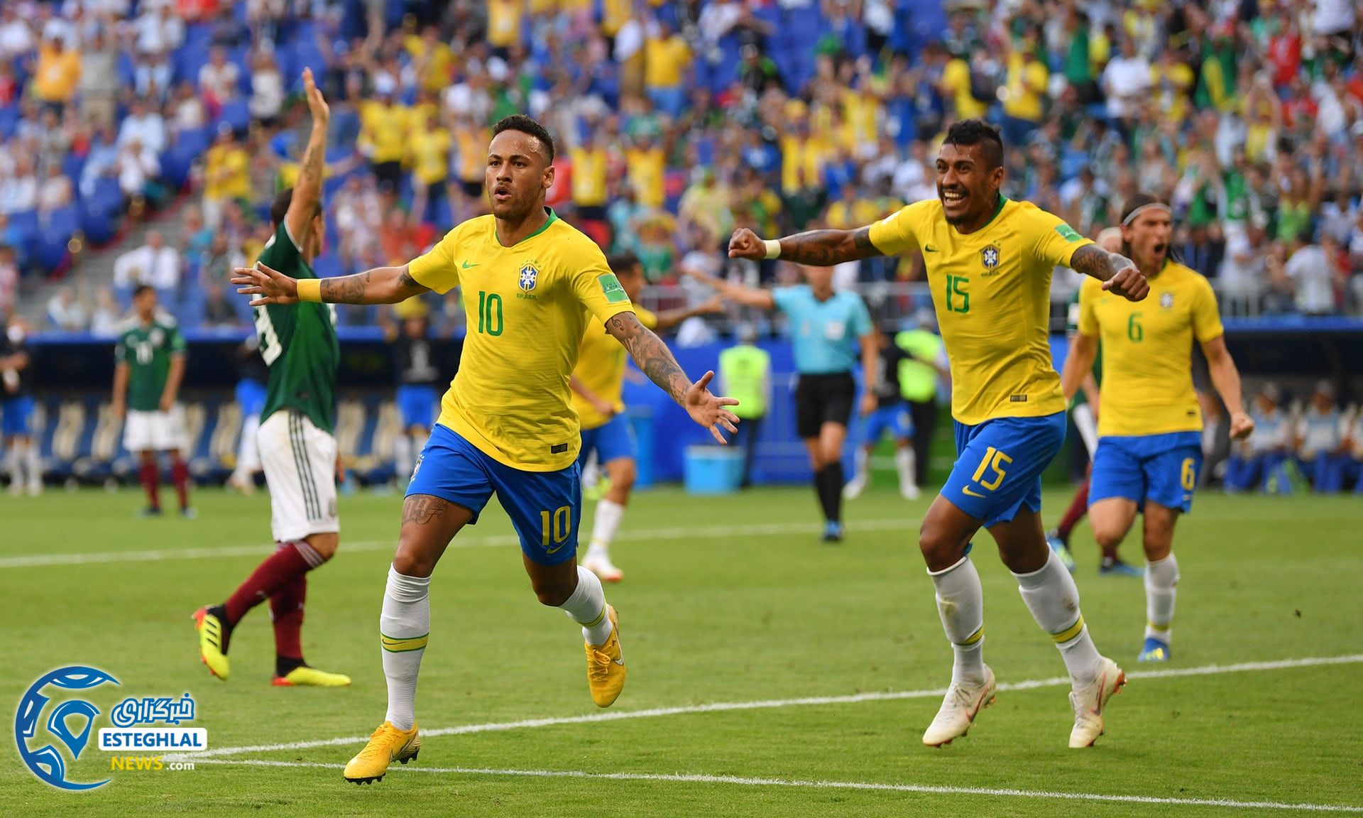 دیدار برزیل و مکزیک