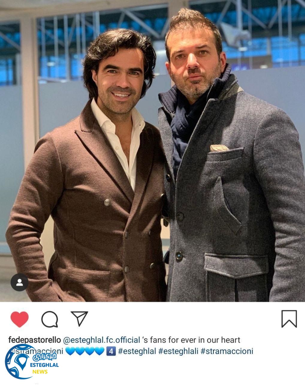 پست اینستاگرامی پاستورلو