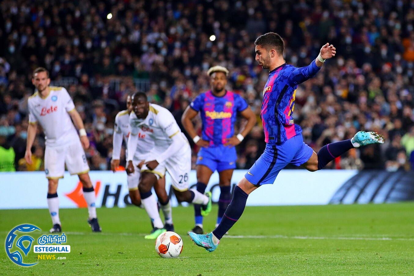 بارسلونا 1-1 ناپولی