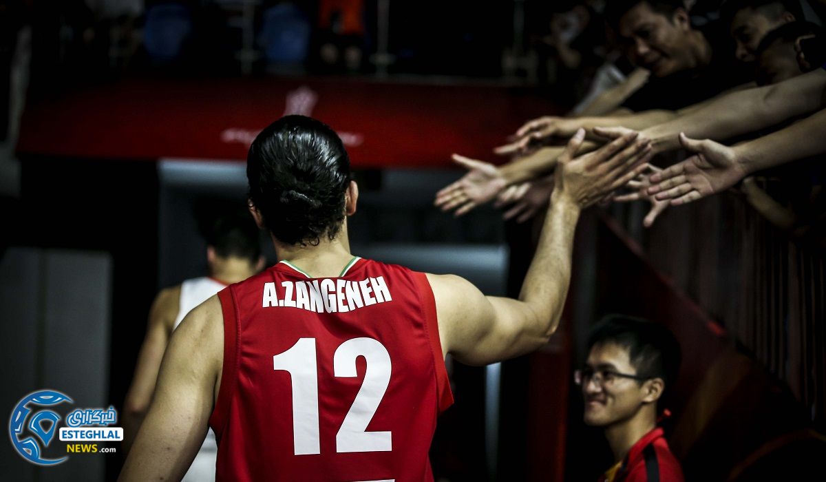 دیدار تیم ملی بسکتبال ایران واسپانیا