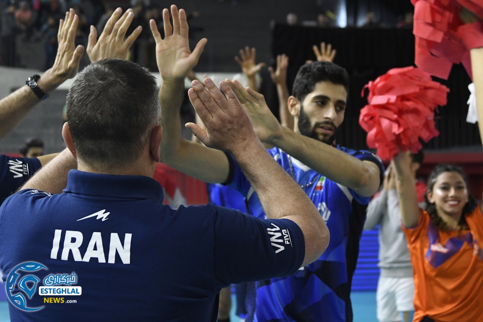 والیبال لیگ ملت های جهان(ایران-کانادا)