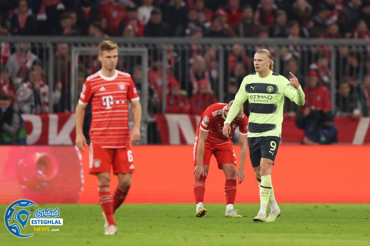 بایرن مونیخ 1-1 منچسترسیتی 