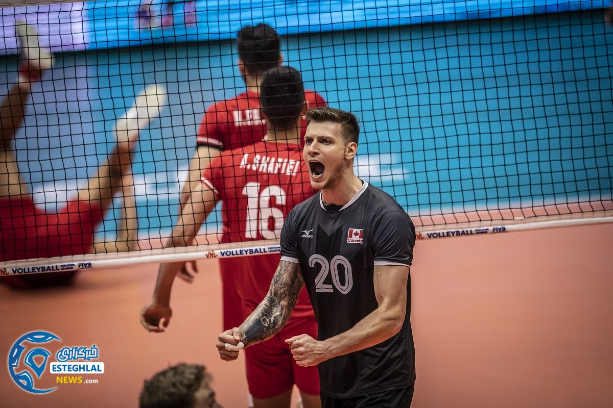 دیدار تیمهای ملی والیبال ایران و کانادا