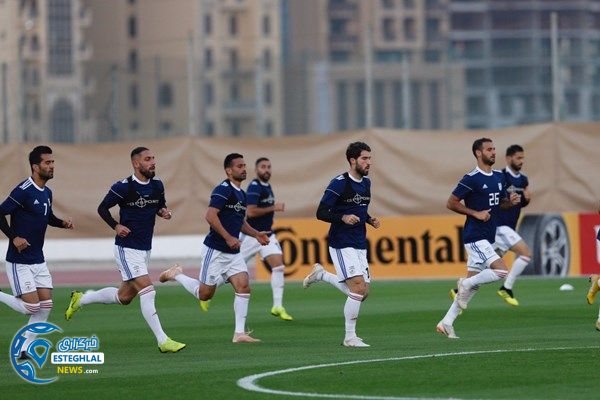 تمرین تیم ملی فوتبال در امارات