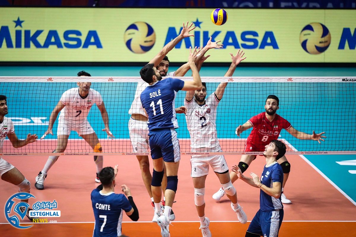 دیدار تیم ملی والیبال آرژانتین و ایران