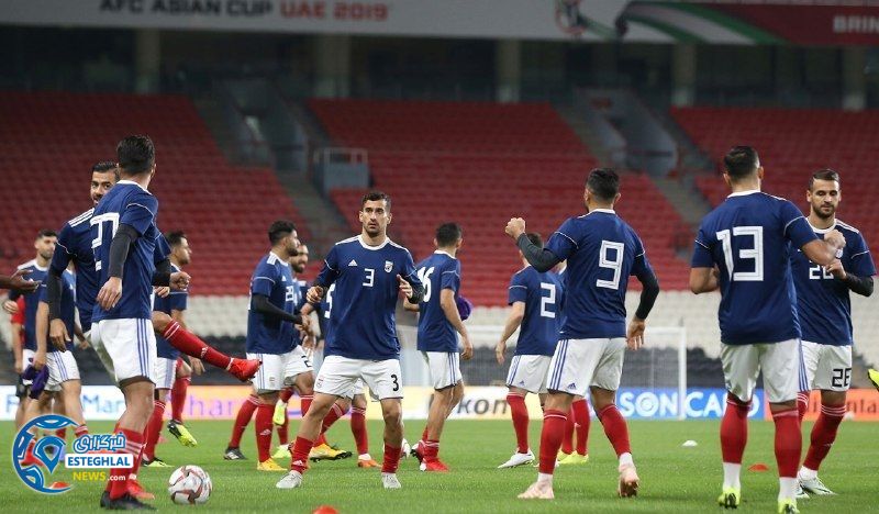 تمرین تیم ملی فوتبال در امارات پیش از دیدار با یمن