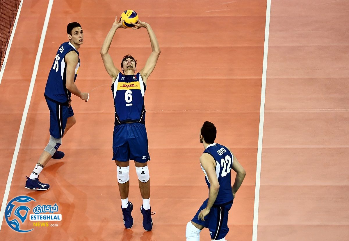 دیدار تیم ملی والیبال ایران و ایتالیا