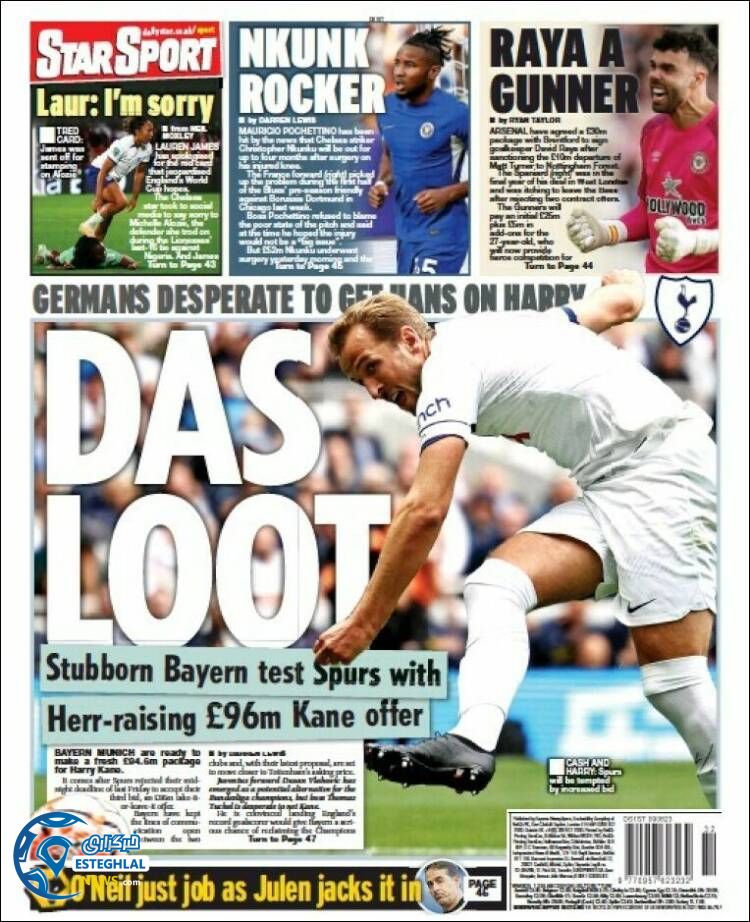 روزنامه ورزشی استار اسپورت چهارشنبه 18 مرداد 1402 