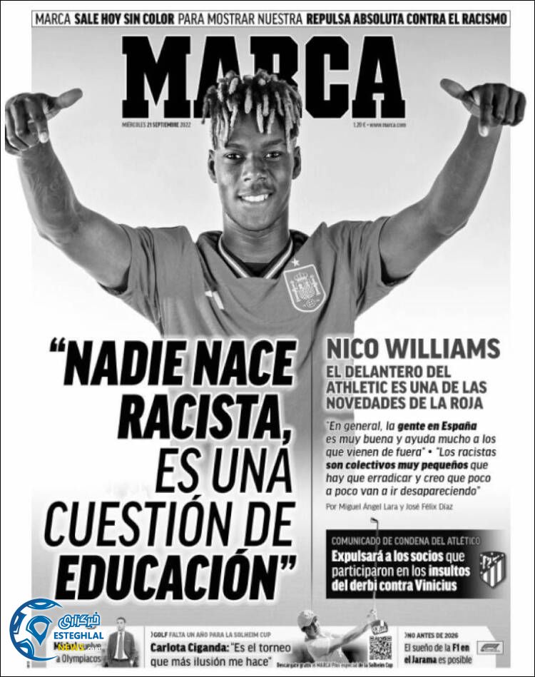 روزنامه ورزشی مارکا چهارشنبه 30 شهریور 1401