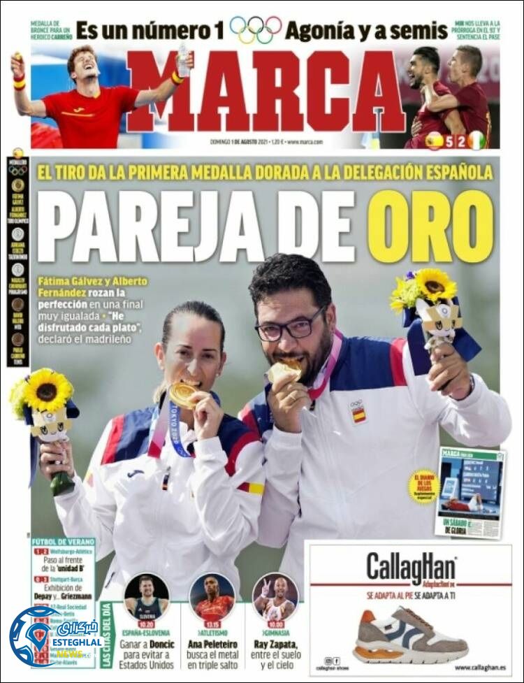 روزنامه ورزشی مارکا یکشنبه 10 مرداد 1400