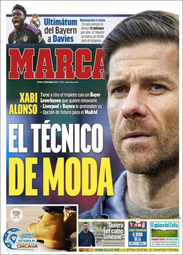 روزنامه ورزشی مارکا جمعه 10 فروردین 1403 