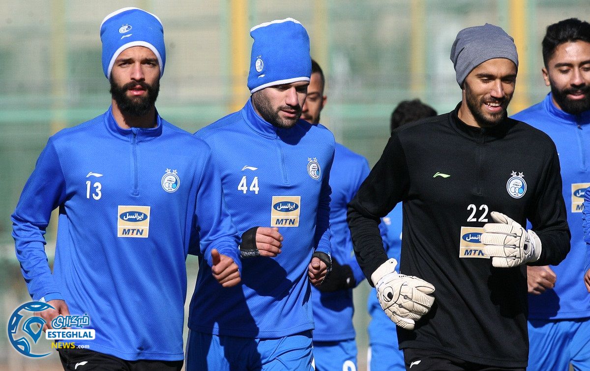 تمرین استقلال 25  دی ماه 97