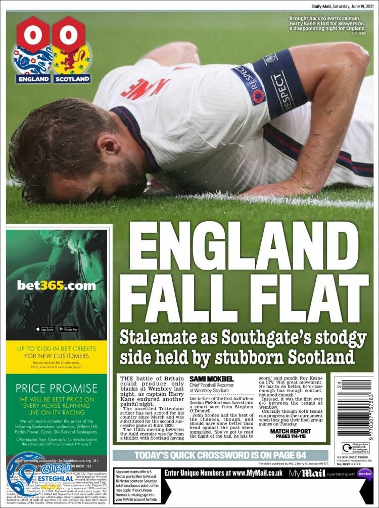 روزنامه ورزشی مایل اسپورت شنبه 29 خرداد 1400