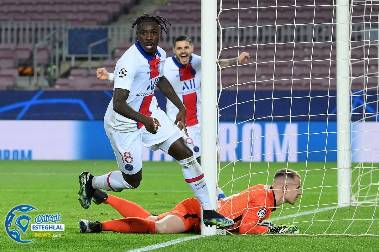 بارسلونا 1-4 پاری سن ژرمن