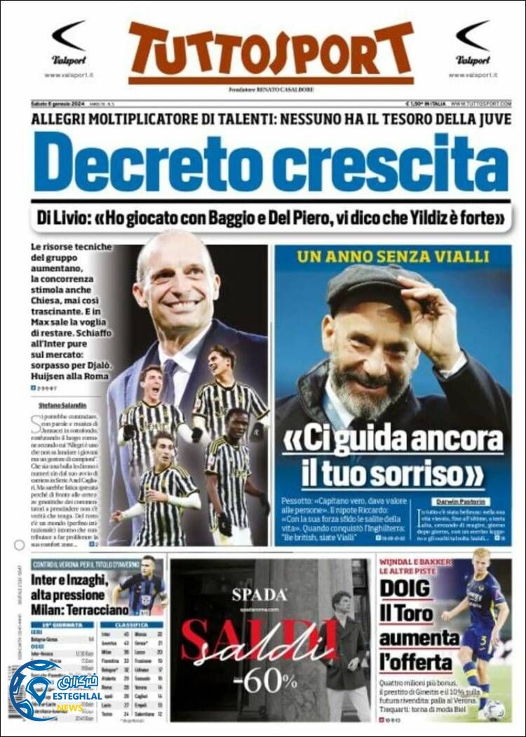 روزنامه ورزشی توتو اسپورت شنبه 16 دی 1402 