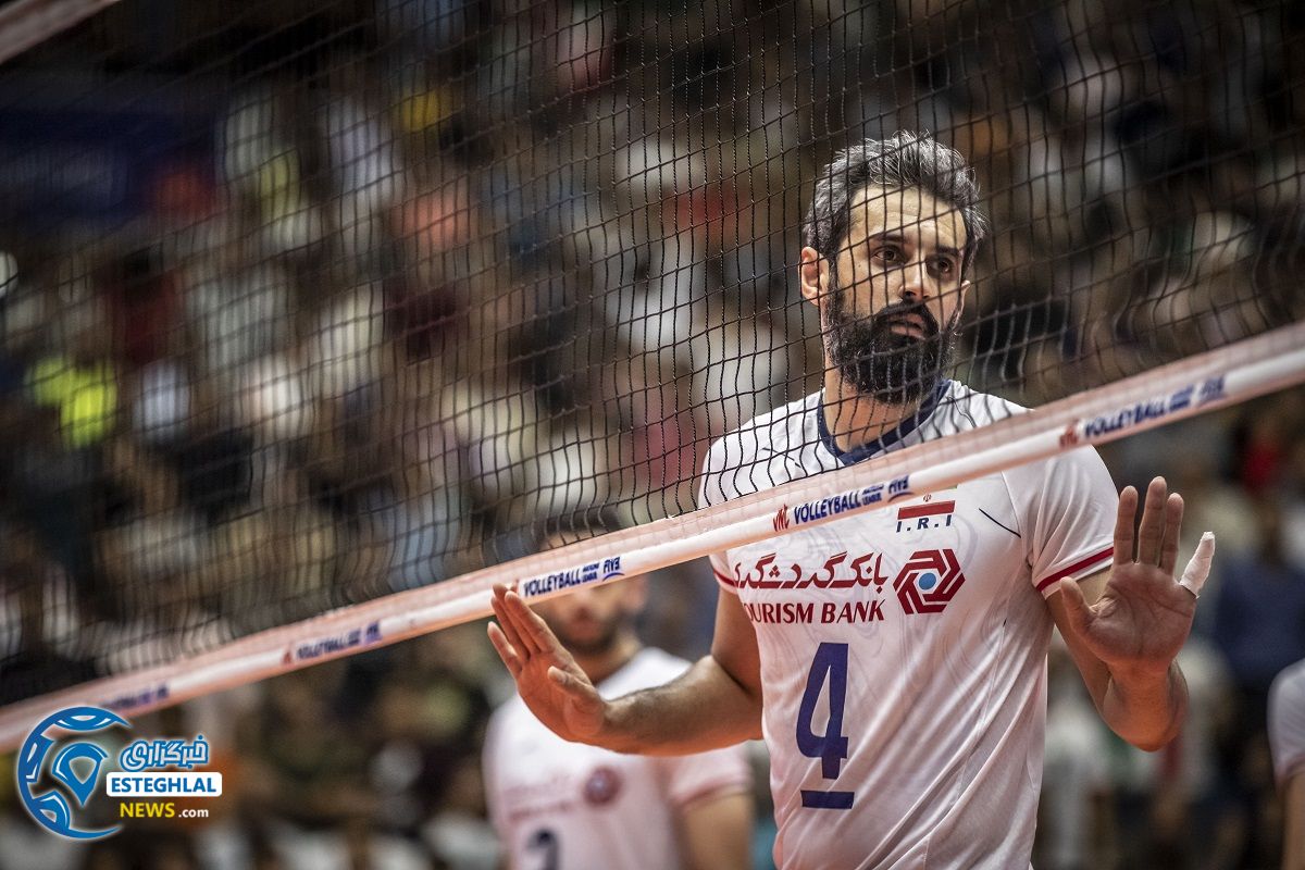 دیدار تیم های ملی والیبال ایران و روسیه