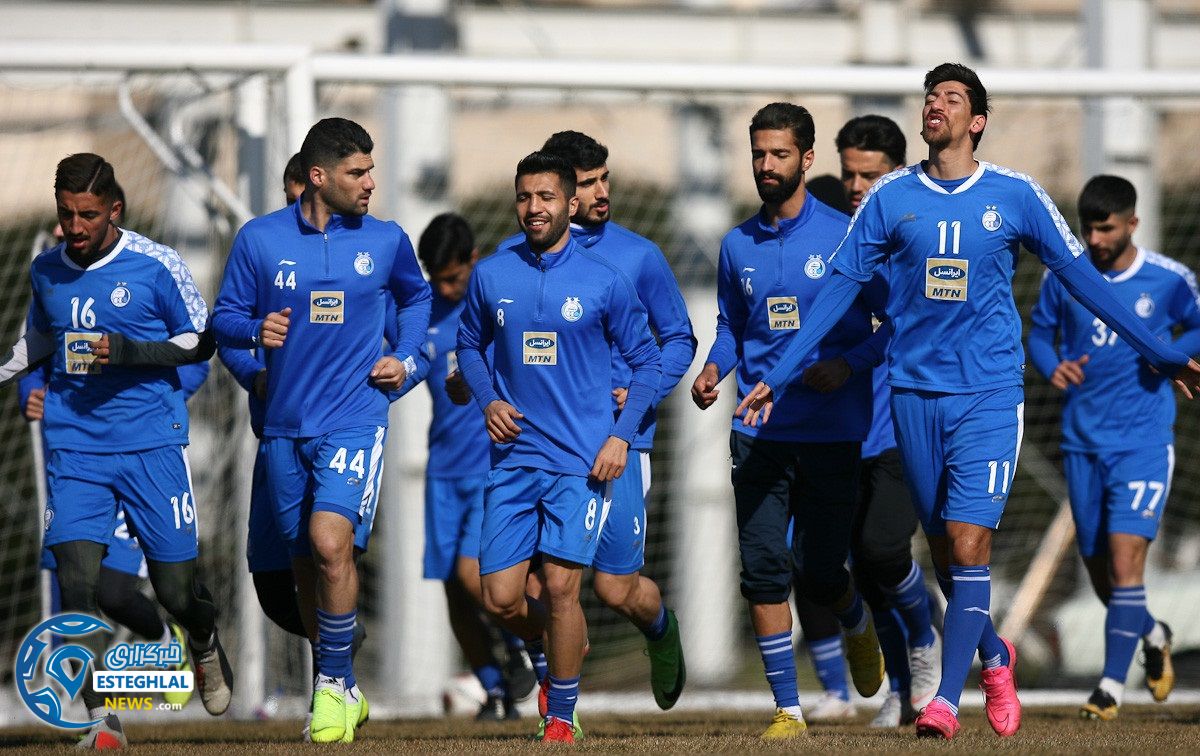 تمرین استقلال 10 بهمن  ماه 97