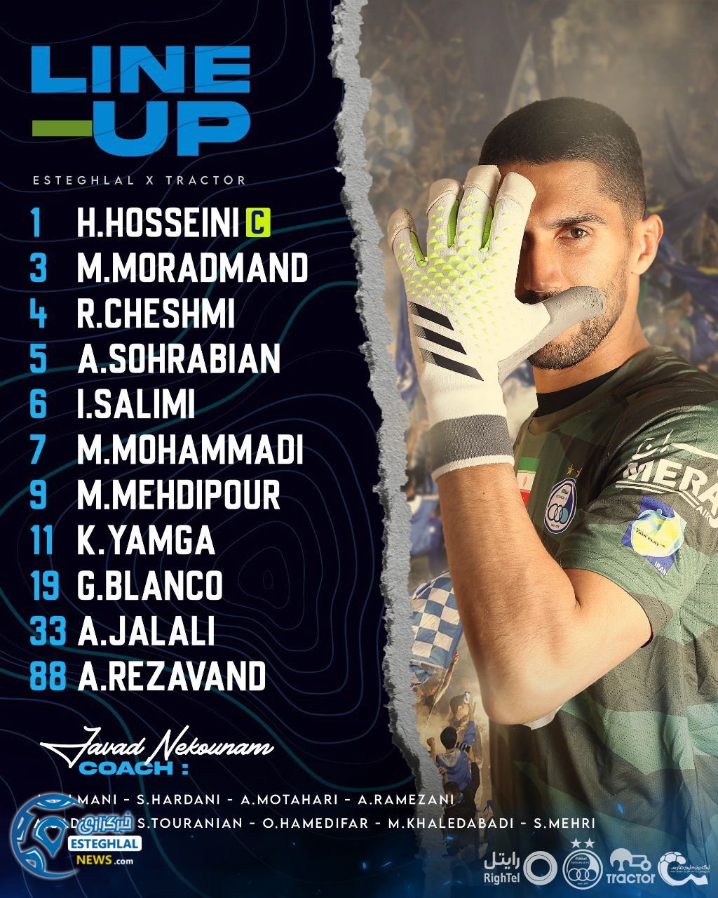 ترکیب استقلال مقابل تراکتور