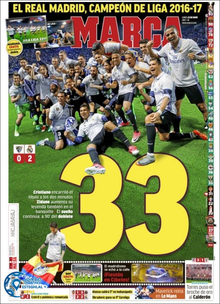 روزنامه های ورزشی جهان 1 خرداد