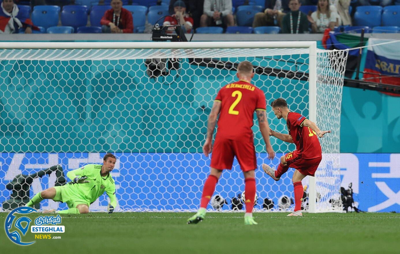 بلژیک 3-0 روسیه