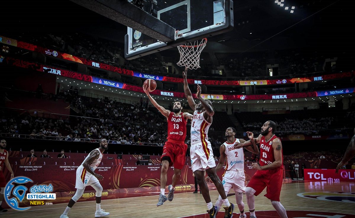دیدار تیم ملی بسکتبال ایران و آنگولا